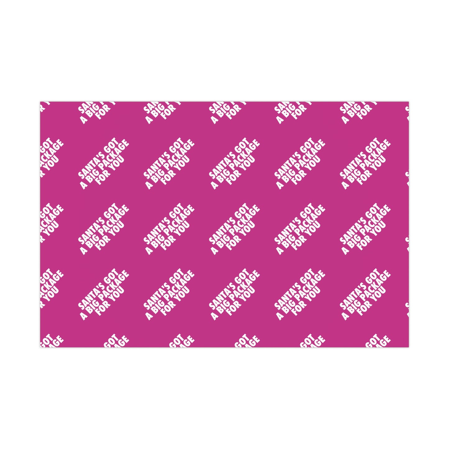 SANTA'S GOT A BIG PACKAGE FOR YOU Gift Wrap Papers