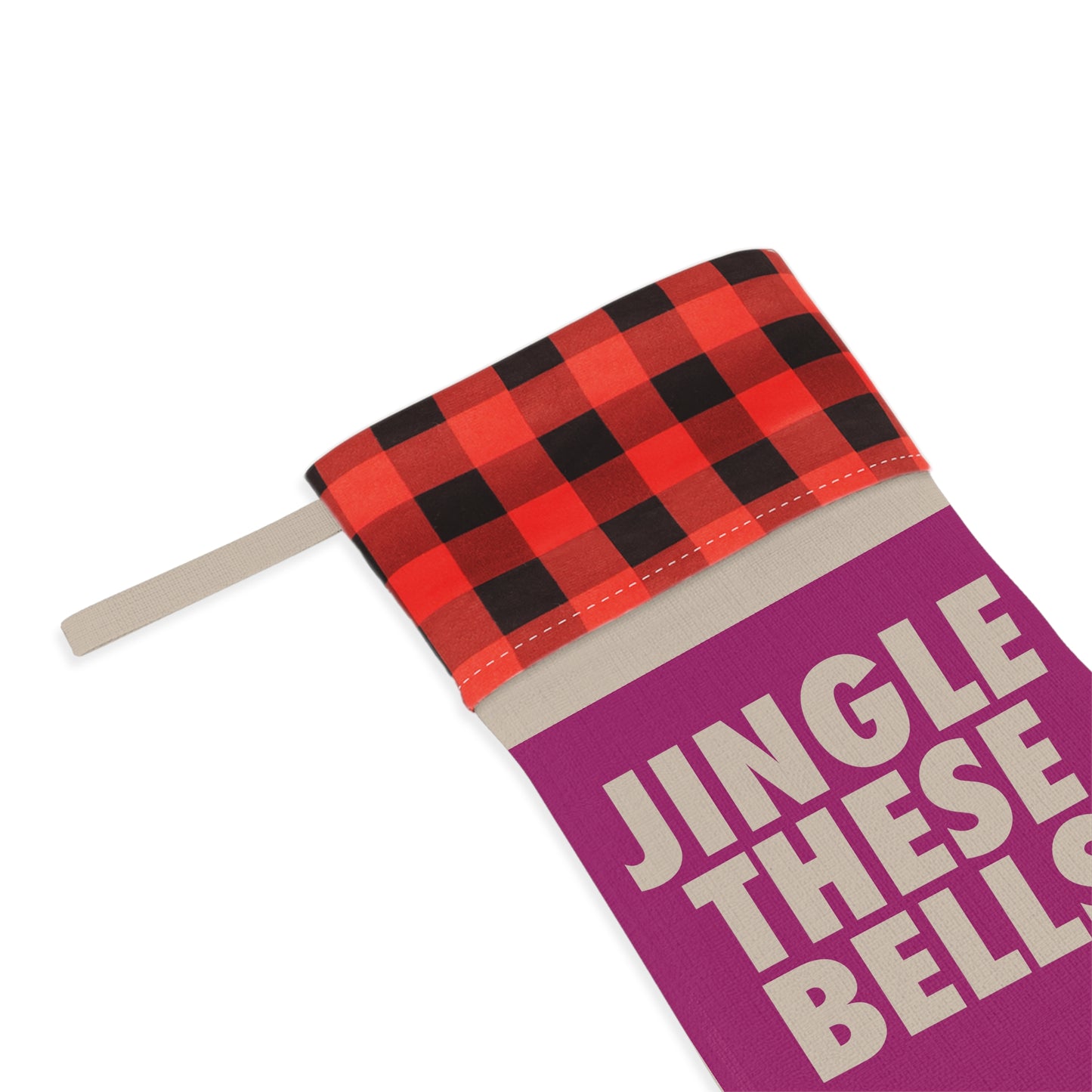 JINGLE THESE BELLS Christmas Stocking