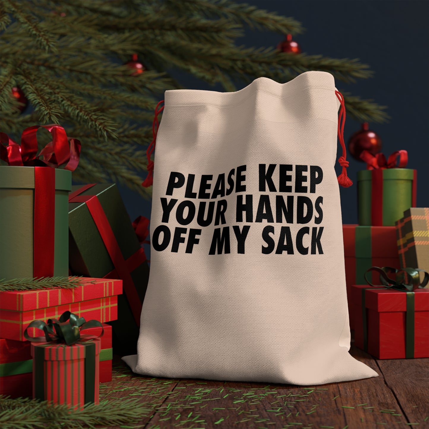 KEEP YOUR HANDS OFF Linen Bag