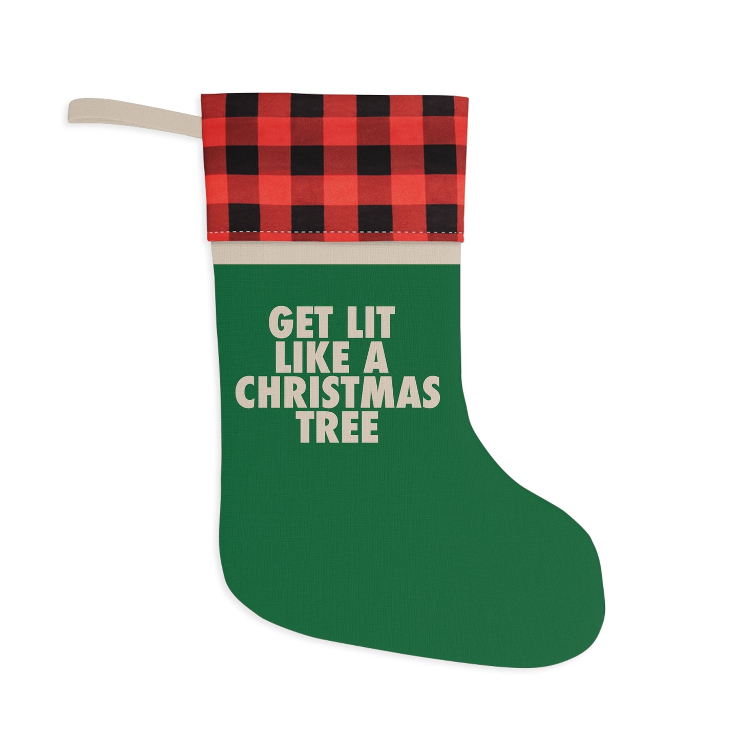 GET LIT Christmas Stocking