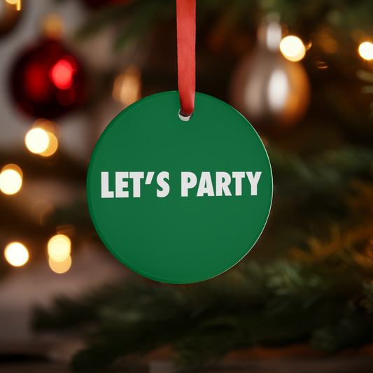 HO HO HOLY SH*T Acrylic Ornament with Ribbon