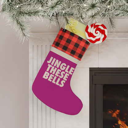 JINGLE THESE BELLS Christmas Stocking