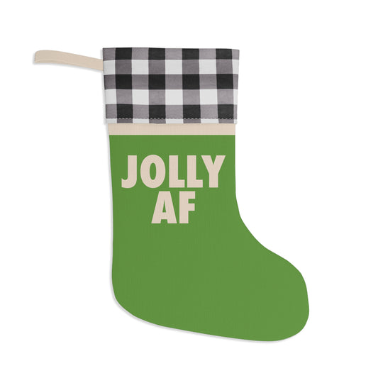 JOLLY AF Christmas Stocking